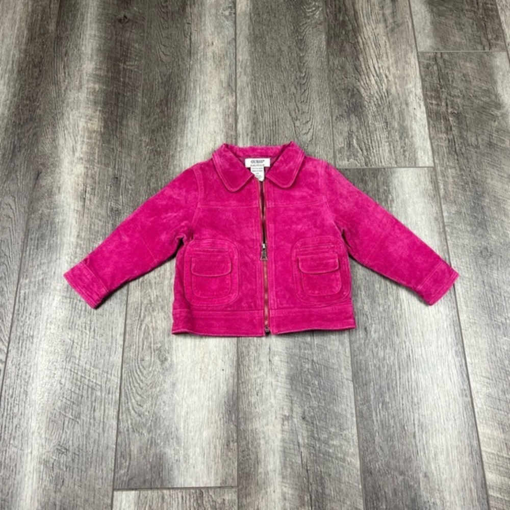 Guess Kids Pink Suede‎ Jacket